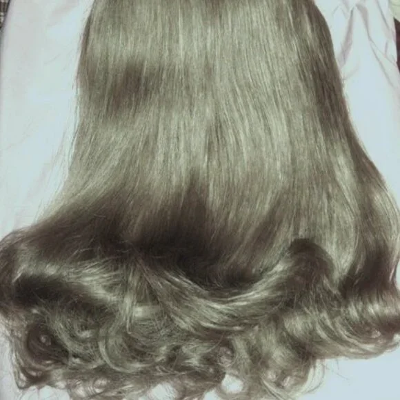 Vintage 100% Human Hair Fall from the 1970's -Light Brown NEW with tags - Picture 3 of 7